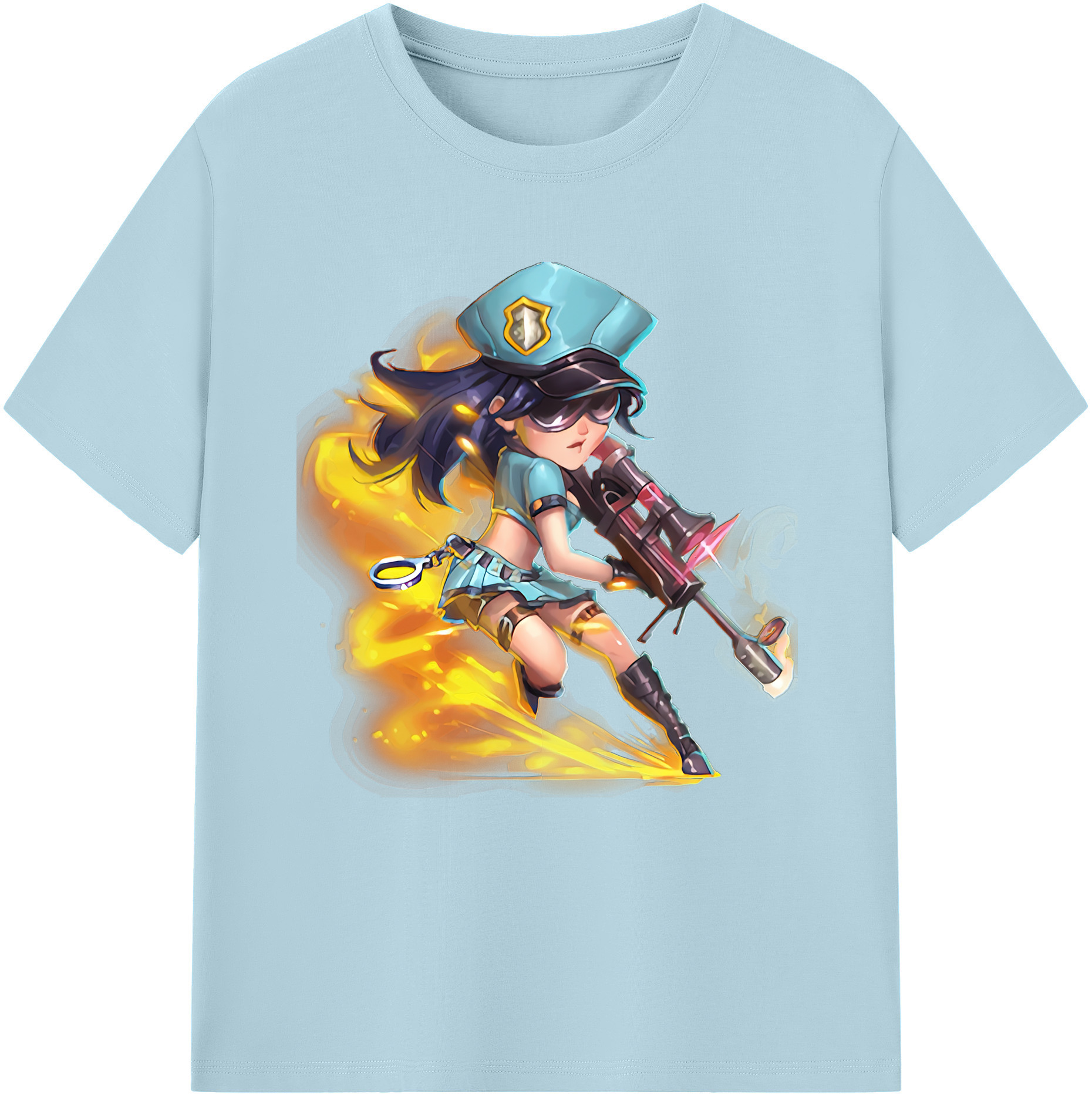 リーグ・オブ・レジェンド League of Legends LOL 綿100％半袖Tシャツ（フロントプリント）
